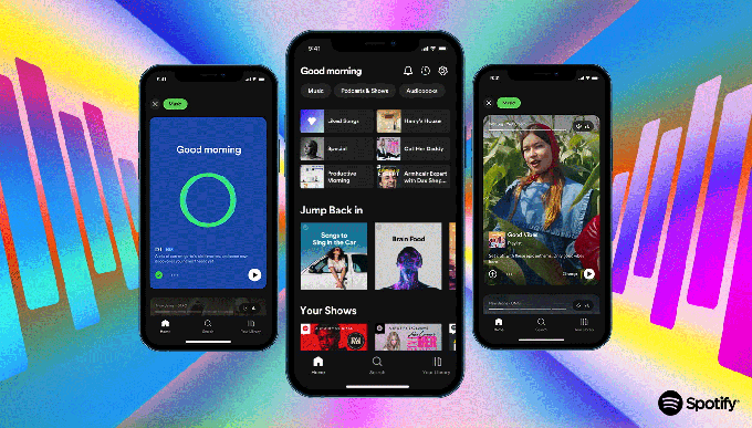 Spotify, biraz TikTok biraz Instagram benzeri tasarımıyla baştan aşağı yenilendi
