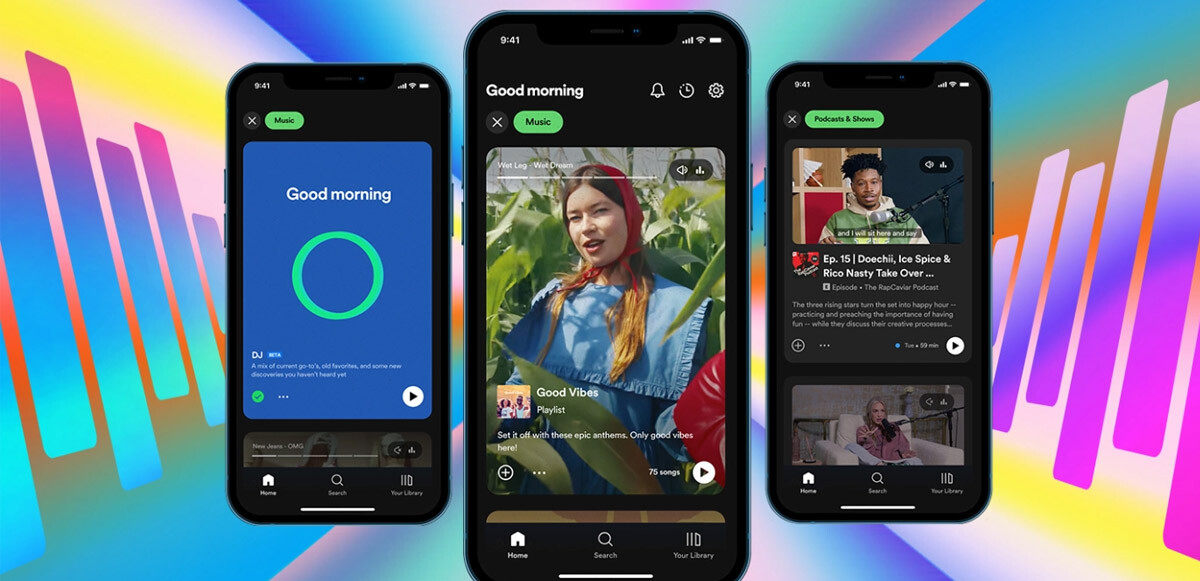 Spotify, biraz TikTok biraz Instagram benzeri tasarımıyla baştan aşağı yenilendi