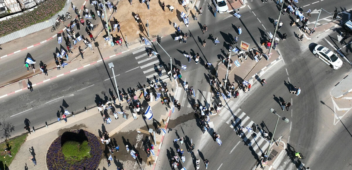 İsrail'de 'Sivil itaatsizlik günü' eylemleri! Başbakan Netanyahu hedefte