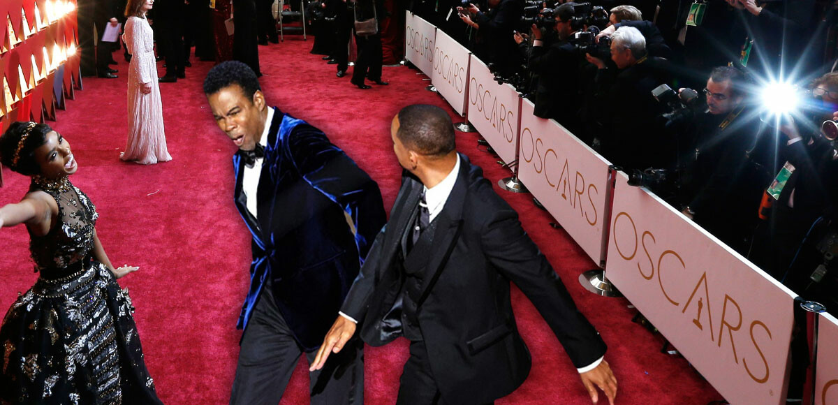 Oscar&#039;ın 62 yıllık kırmızı halı geleneği bozuldu! Sebebi ise Will Smith&#039;in Chris Rock&#039;a attığı tokat