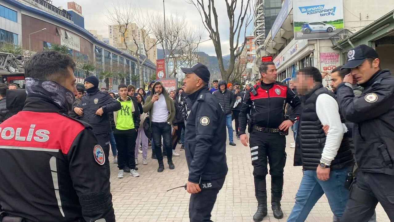 3 saatlik mücadele, eşi ve bebeği gelince son buldu