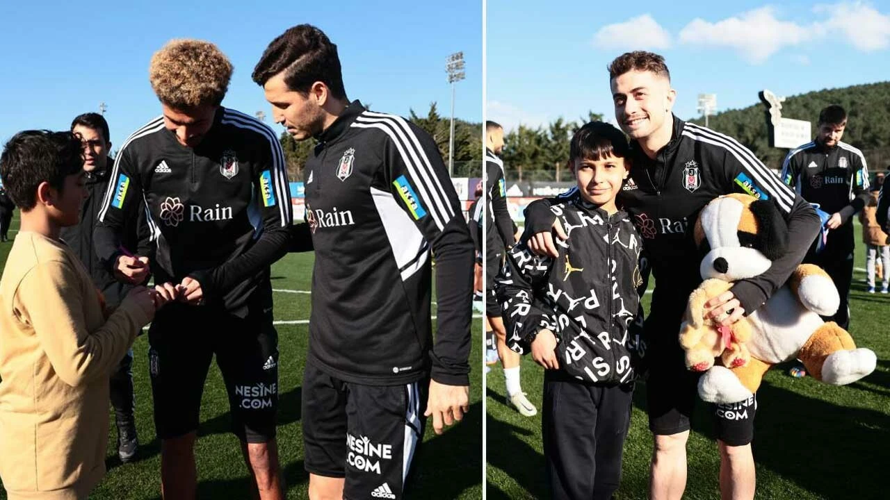 Beşiktaş, depremzede çocukları ağırladı
