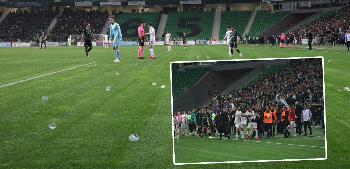 Olaylı Sakaryaspor-Samsunspor maçına ceza yağdı