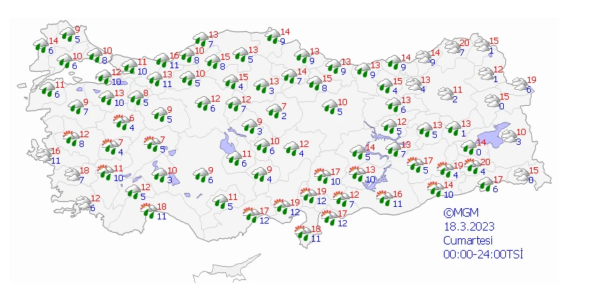 Sağanak ve kar yağışı etkisini sürdürüyor! Meteoroloji güncel hava tahmin raporunu bölge bölge uyararak paylaştı