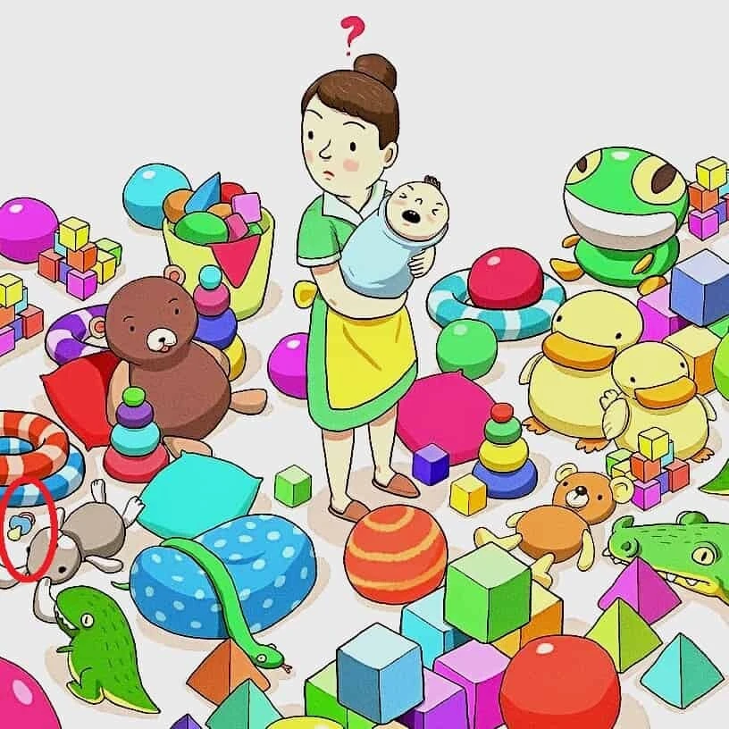 Süre: 6 saniye… Ağlayan bebeğin kayıp emziğini sadece IQ’su 130’un üzerindekiler bulabiliyor!