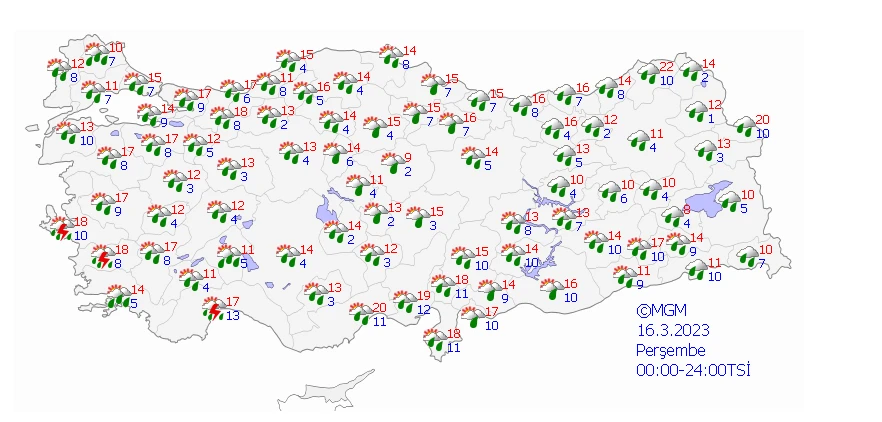 Sağanak yurdu teslim aldı: Meteoroloji uyarılarını peş peşe sıraladı (16 Mart güncel hava tahmin raporu)