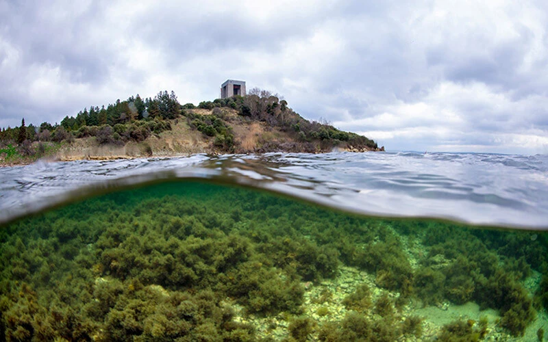 Çanakkale Savaşları'ndan kalma 108 yıllık batık gemiler görüntülendi