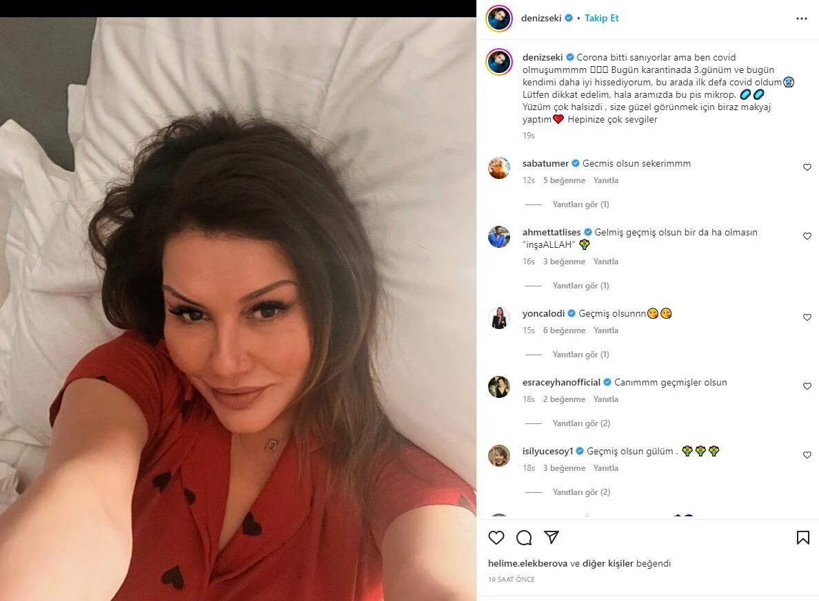 Deniz Seki koronavirüse yakalandığını duyurdu: Koronavirüs bitti sanıyorlar ama…