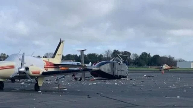 'Yok artık' dedirten hırsızlık girişimi: Çalmaya çalıştığı helikopteri düşürdü