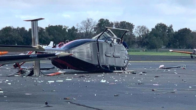 'Yok artık' dedirten hırsızlık girişimi: Çalmaya çalıştığı helikopteri düşürdü