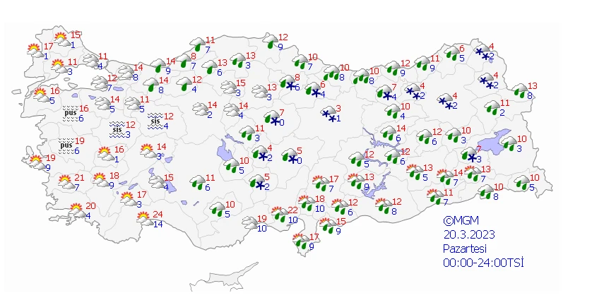 Sağanak ve kar yurdu etkisi altına aldı! Meteoroloji deprem bölgesi başta olmak üzere uyarılarını sıraladı