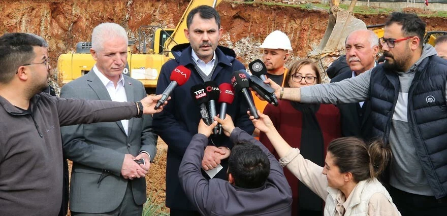 Bakan Murat Kurum açıkladı: Depremden etkilenen 11 ilde konut yapımı başladı