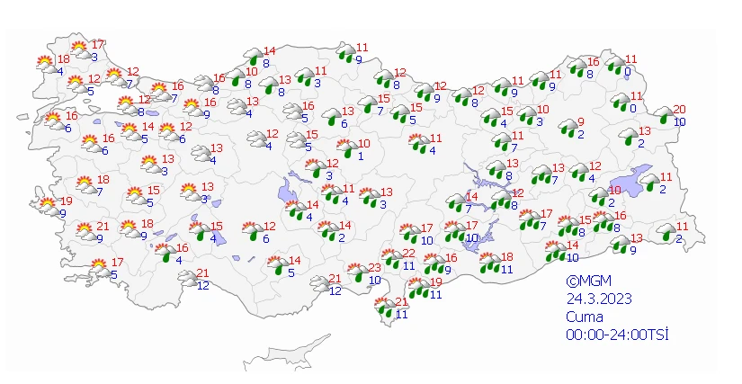 Ramazan ayının ilk gününde sağanak uyarısı! Meteoroloji güncel hava tahmin raporunu paylaştı