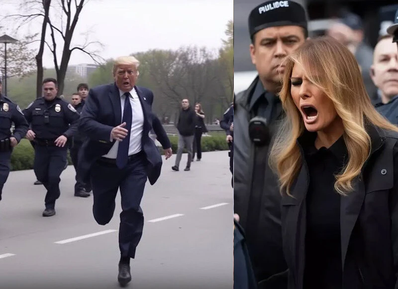 Trump tutuklandı mı? ABD'yi karıştıran fotoğraflar