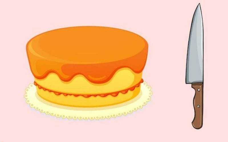 Sadece dâhiler 21 saniyede çözüyor! 3 kesim yaparak pastayı 8 parçaya nasıl bölersiniz?