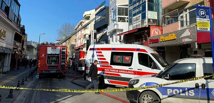 Son dakika: Pendik’te 7 katlı otelde <a href=
