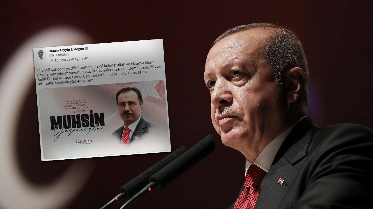 Cumhurbaşkanı Erdoğan, Muhsin Yazıcıoğlu&#039;nun andı: Davaların yılmaz savunucusu 