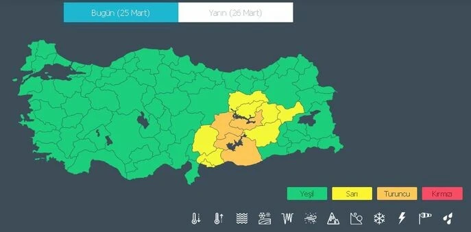 Meteoroloji'den 5 bölge için sağanak uyarısı! Toz taşınımı ve çamur yağışına da dikkat!