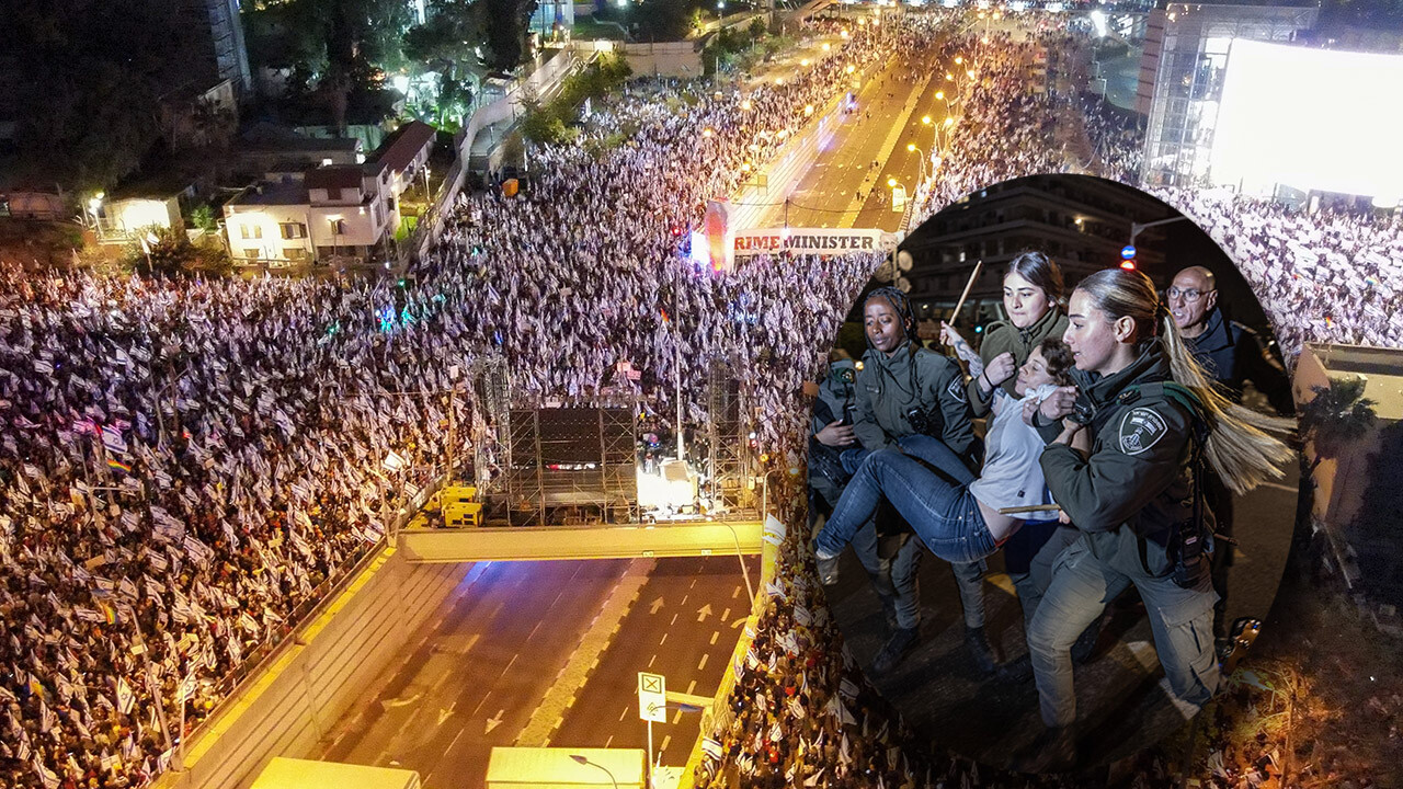 İsrail’de protestolar kontrolden çıktı! Hem sokaklar hem hükümet ortakları sallandı: Binlerce kişi yine meydana indi