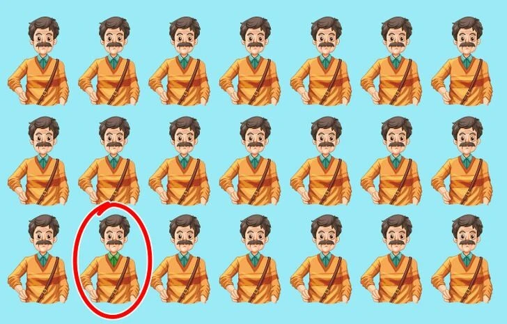 Süre 14 saniye… Resimdeki tuhaf adamı yalnızca süper zekalılar anında görebiliyor!