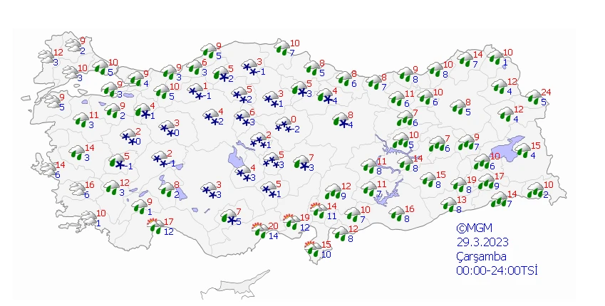 Sağanak, kar ve fırtına! Meteoroloji İstanbul dahil 60 il için uyarılarını peş peşe sıraladı