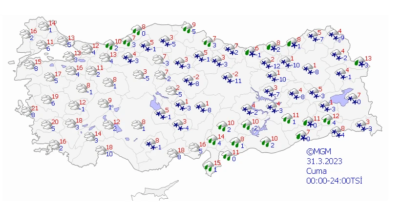 Sağanak, kar ve fırtına! Meteoroloji İstanbul dahil 60 il için uyarılarını peş peşe sıraladı