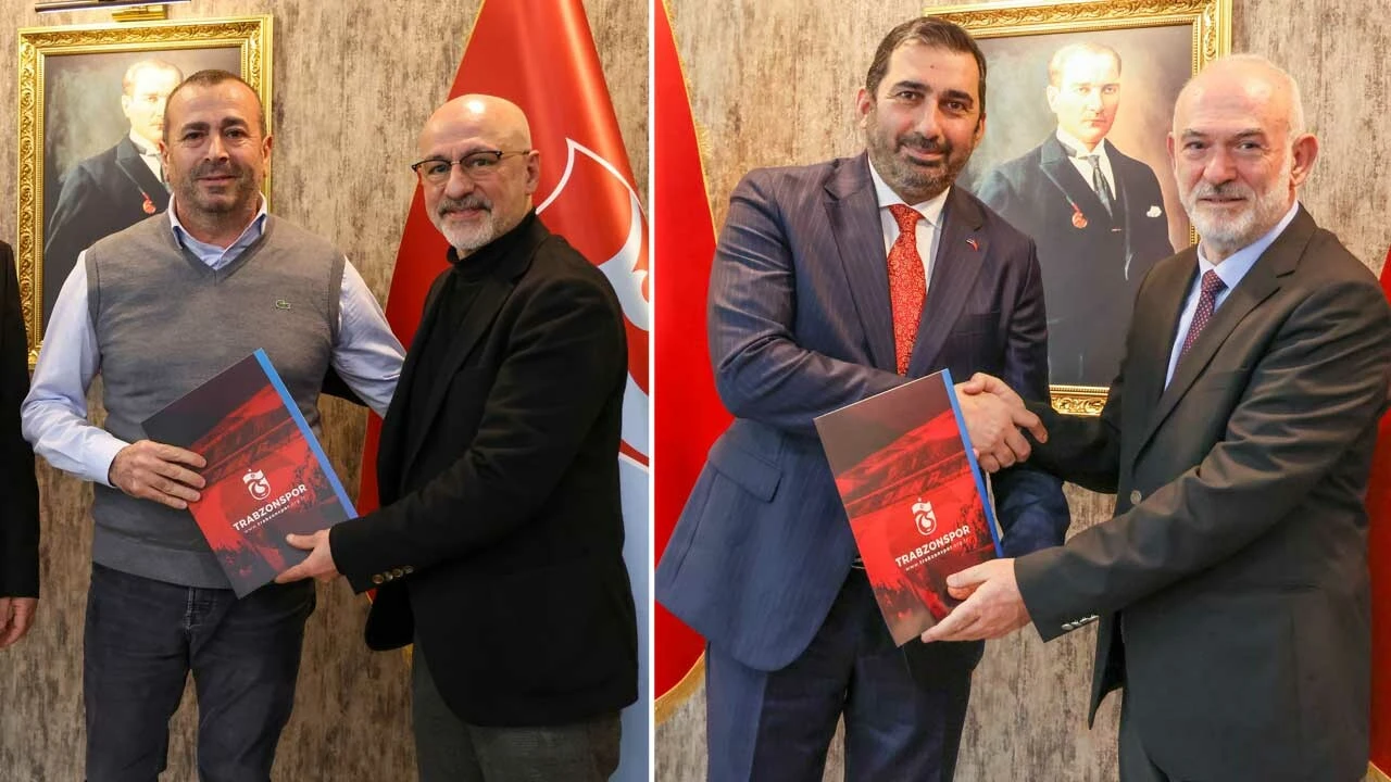 Trabzonspor'da yeni yönetim kurulu üyeleri mazbatalarını aldı