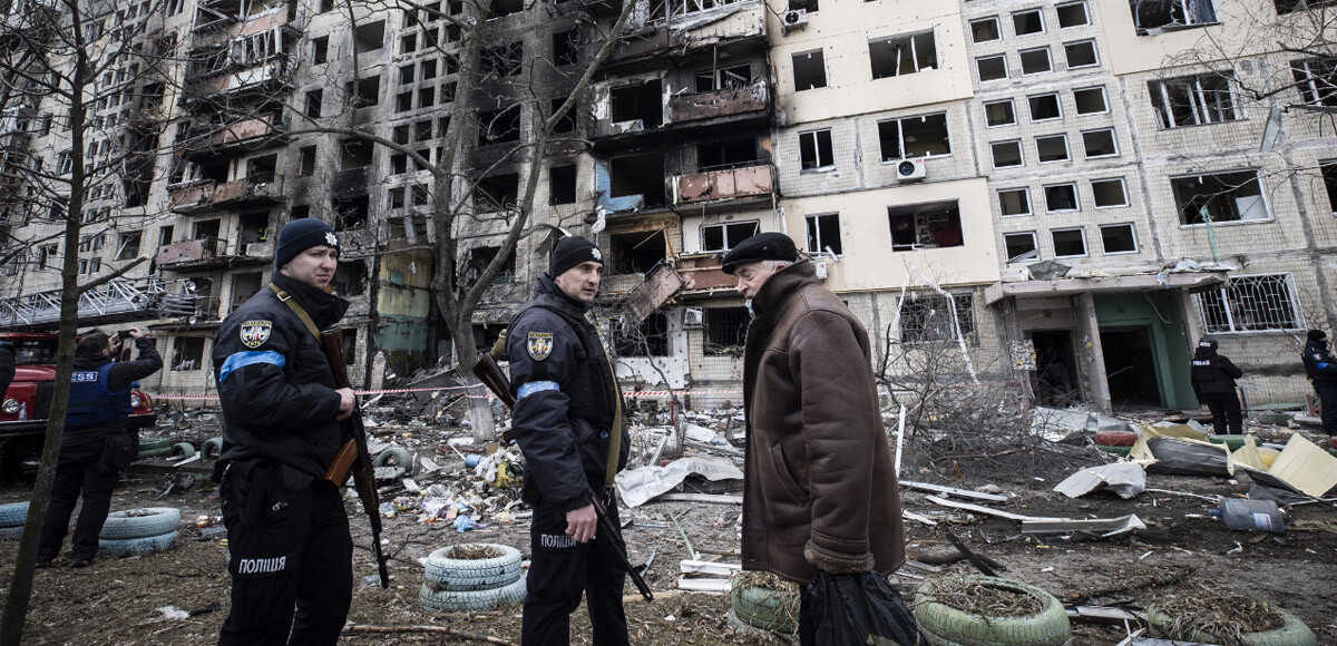 Kiev yine kabusa uyandı! Başkentte patlama sesleri