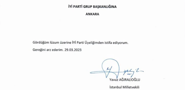 İYİ Parti'den istifasını veren Yavuz Ağıralioğlu'na sert tepki! 'El kaldıran sendin, ne oldu?' İYİ Parti'den istifasını veren Yavuz Ağıralioğlu'na sert tepki! 'El kaldıran sendin, ne oldu?'