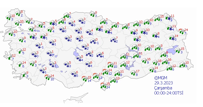 Yağışlar aralıksız sürüyor! Sağanak ve kar şiddetini artıracak! Meteoroloji’den peş peşe uyarı geldi