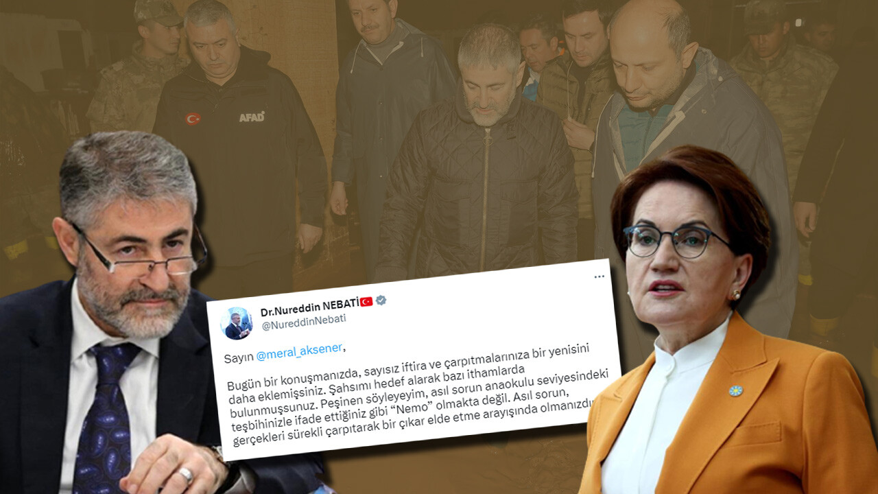 Bakan Nebati&#039;den Meral Akşener&#039;e sert tepki! &#039;Anaokulu seviyesi...&#039;