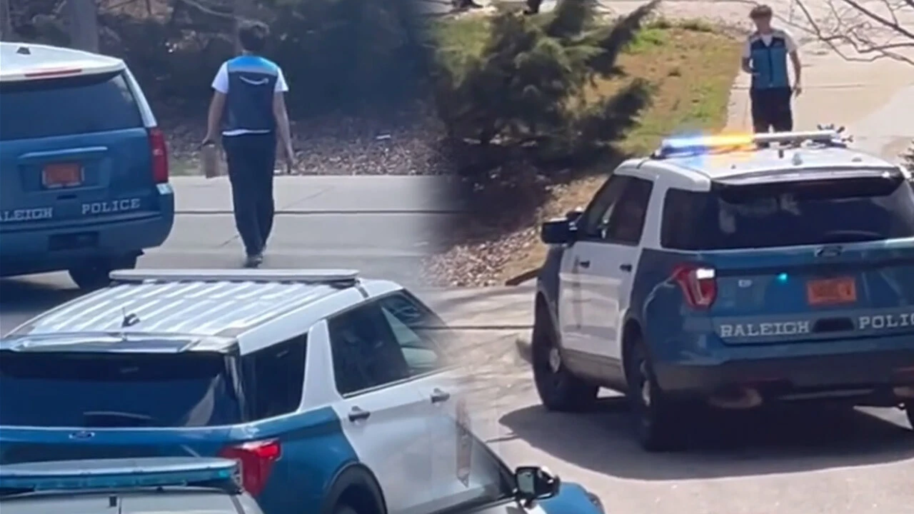 Videoyu milyonlar izledi! Kurye polis operasyonunda kargo teslim etti: Öldürülmekten çok <a href=