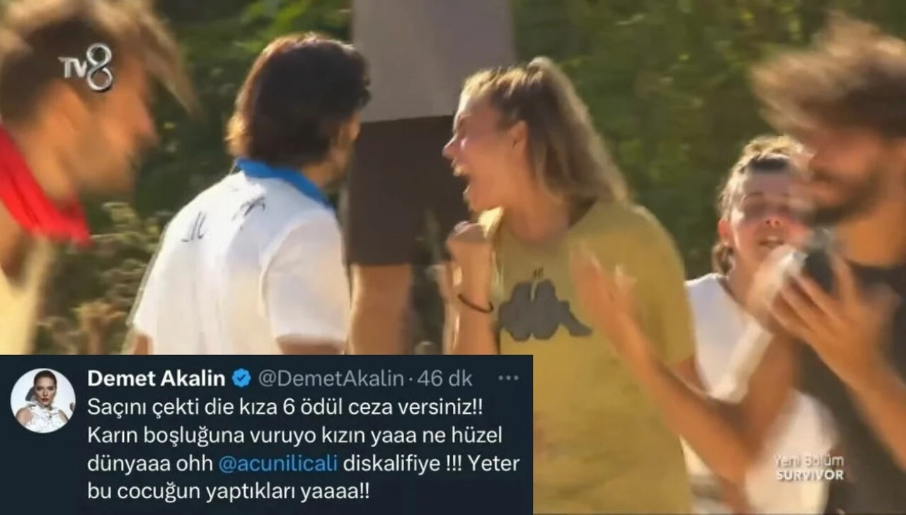 Demet Akalın Survivor’daki şiddet <a href=