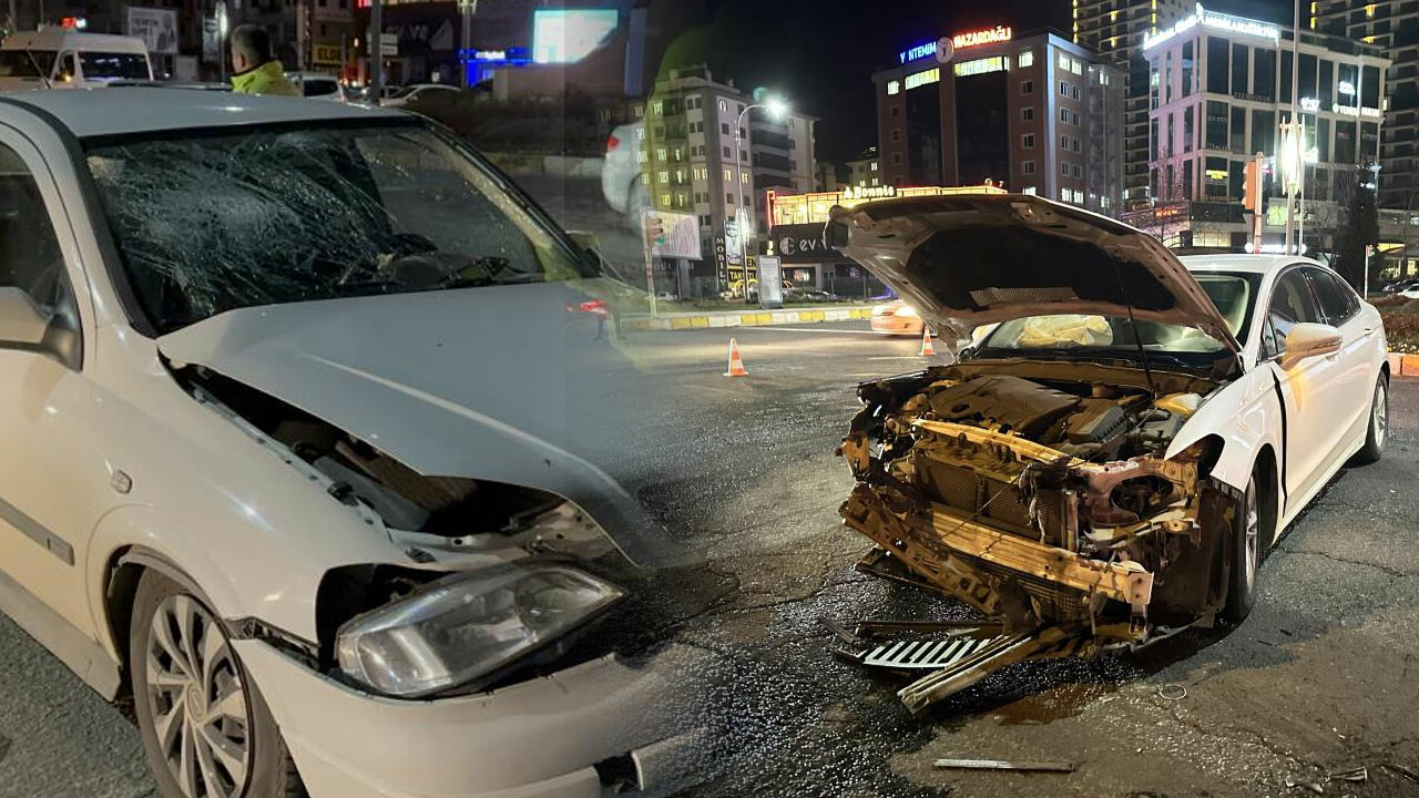 Babasının cenazesine geldi, kaza yaptı