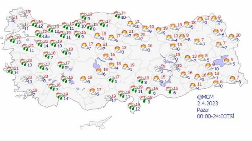 10 kent için uyarı! Rüzgarın hızı 70 kilometreyi bulacak! İşte hava durumu tahminleri