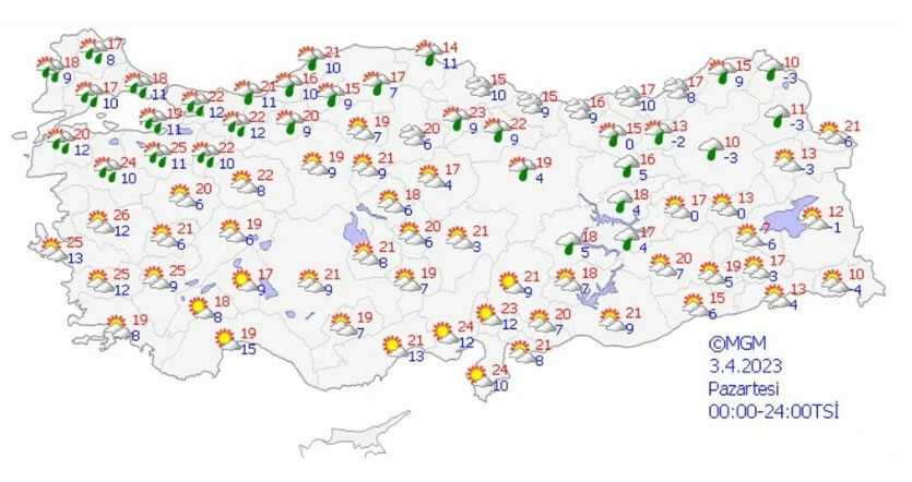 10 kent için uyarı! Rüzgarın hızı 70 kilometreyi bulacak! İşte hava durumu tahminleri
