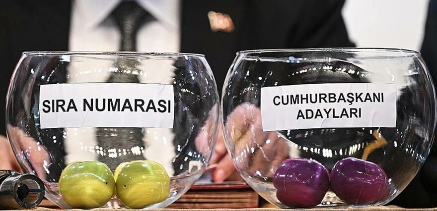 Son dakika! Cumhurbaşkanı adaylarının oy pusulasındaki yerleri belli oldu