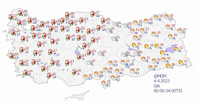 Son dakika: Adeta gök delinecek! Meteoroloji'den kar ve gök gürültülü sağanak uyarısı
