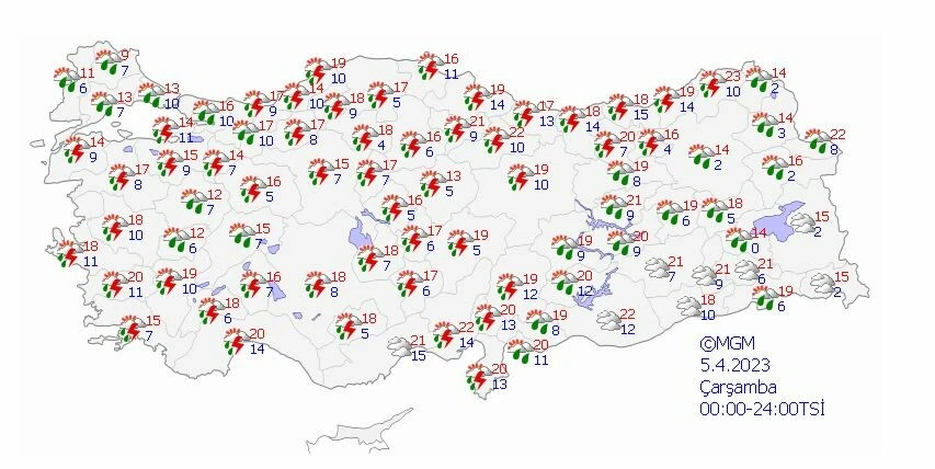 Son dakika: Adeta gök delinecek! Meteoroloji'den kar ve gök gürültülü sağanak uyarısı