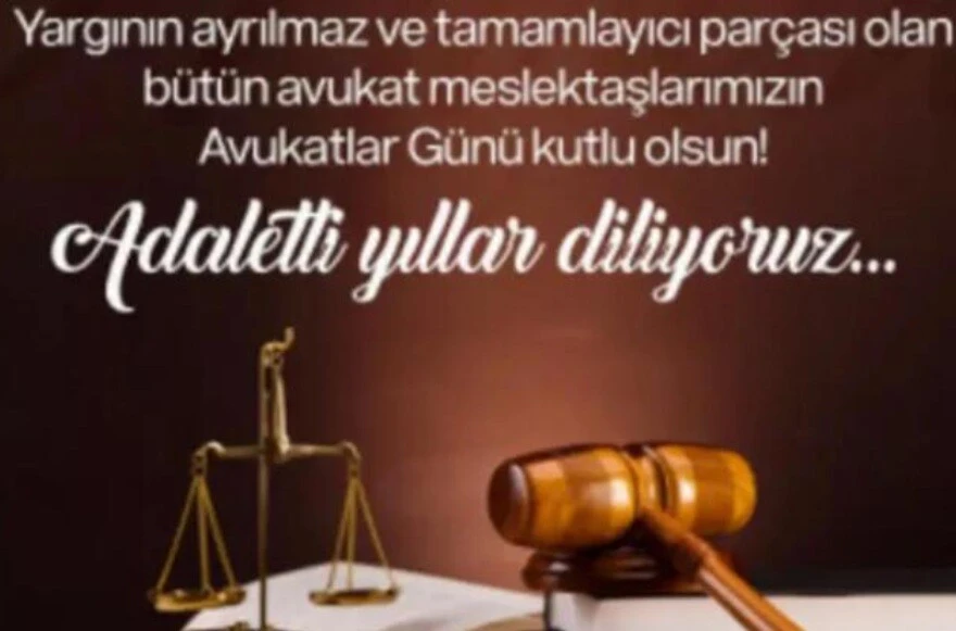 Avukatlar günü mesajları 5 nisan 2023 | Resimli, komik, yeni avukata tebrik mesajları - 3. Resim