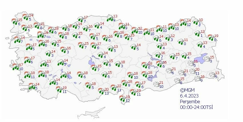 Sıcaklıklar düşüşte: Sağanak ve fırtınaya dikkat! Meteoroloji raporunu paylaştı