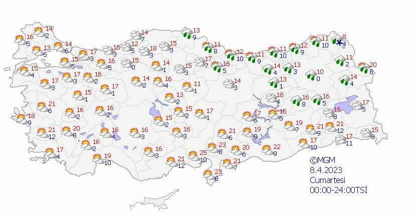 Sıcaklıklar düşüşte: Sağanak ve fırtınaya dikkat! Meteoroloji raporunu paylaştı