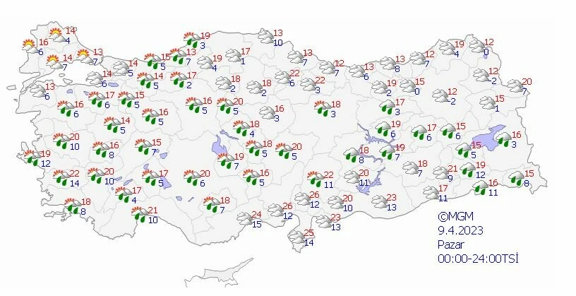 Sıcaklıklar düşüşte: Sağanak ve fırtınaya dikkat! Meteoroloji raporunu paylaştı