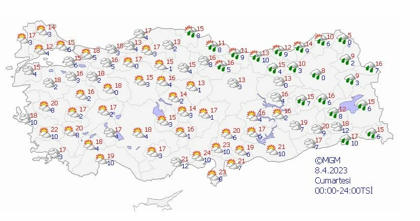 Kara bulutlar gökyüzünü kapladı! Sağanak ve fırtına için Meteoroloji saat vererek uyardı (6 Nisan 2023 hava durumu)