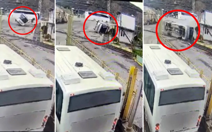 Çanakkale'de işçi servisi devrildi: Çok sayıda yaralı var