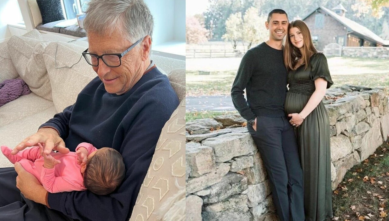 Dünyanın en zengin torunu! Ünlü milyarder Bill Gates, torunuyla ilk karesini paylaştı!