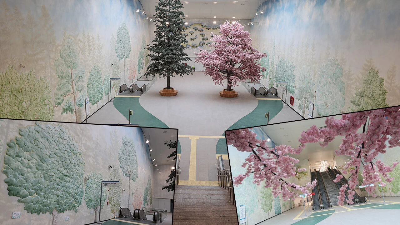 Metro değil sanki sanat galerisi! Başakşehir-Kayaşehir Metro Hattı yarın açılıyor