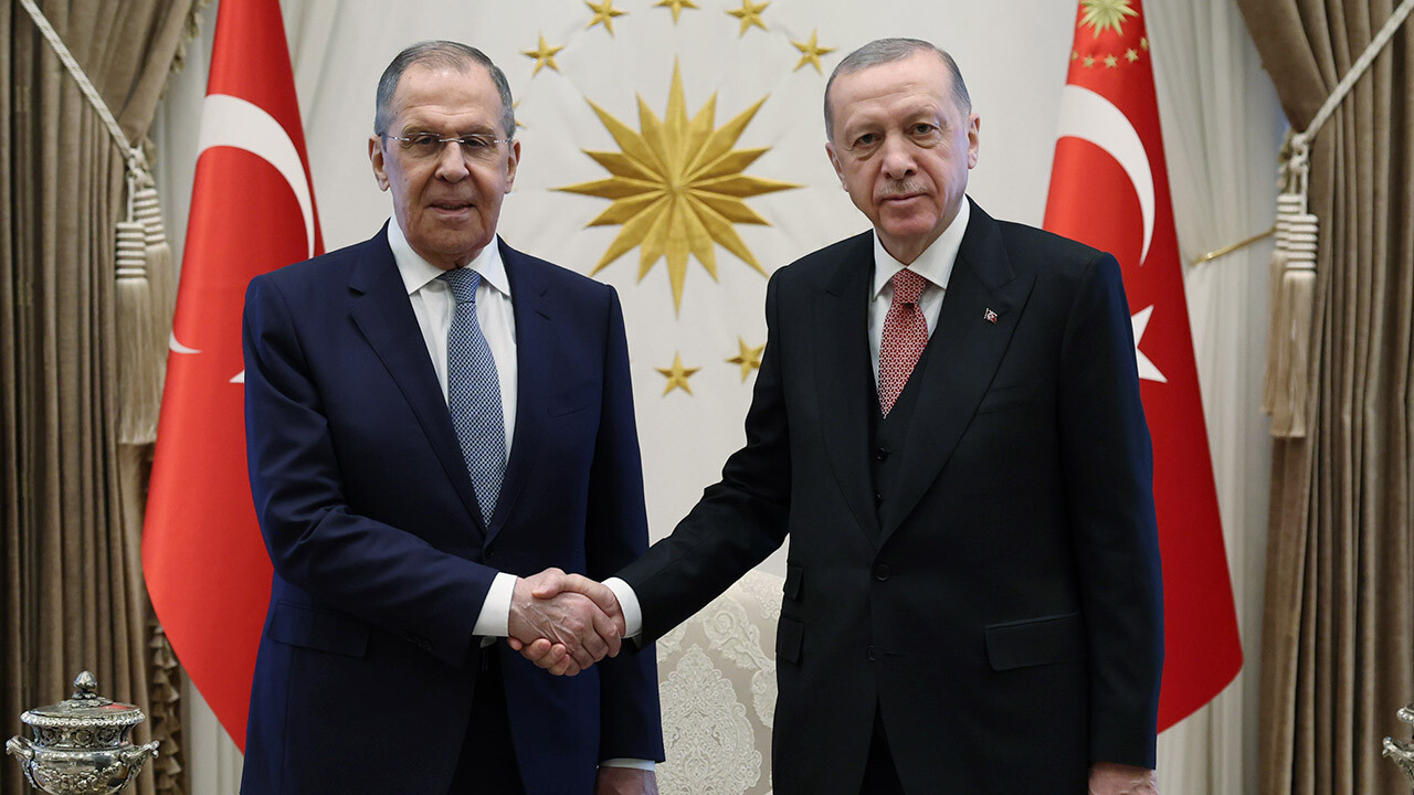 Cumhurbaşkanı Erdoğan, Rusya Dışişleri Bakanı Lavrov ile görüştü