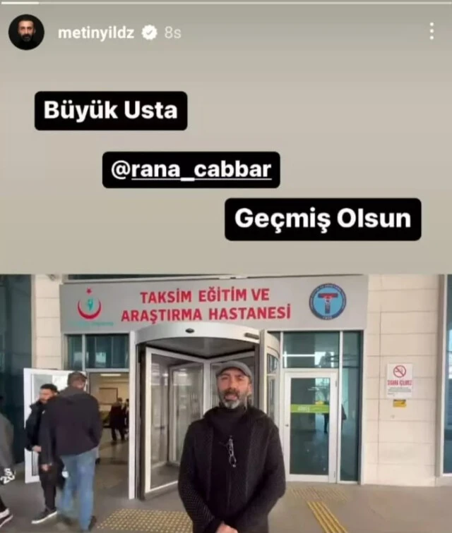 Rana Cabbar yoğun bakıma kaldırıldı! Metin Yıldız sağlık durumunu anlattı