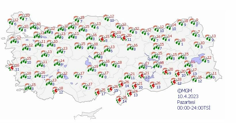 Kesintisiz yağışlar bugün başlıyor! Meteoroloji güncel raporunu uyarıları sıralayarak paylaştı